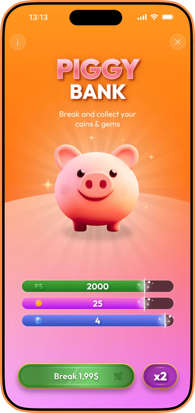Piggy Bank mechanic